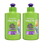 Garnier Fructis Curl Nourish Air Dry Cream XL Leave In Conditioner, Sulfate-Free Curl Defining Cream For Moisture and Frizz Control Waves, Curls, and Coils, Value Size, 16.9 Fl Oz