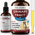 EDUZEBRA Urinary Tract Health Treatment for Dogs & Cats – Natural Herbal UTI Support Drops with Cranberry Extract – Promotes Bladder, Kidney & Digestive Wellness – Support Renal Function