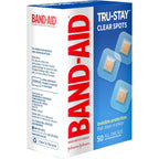 Buy now Band-Aid Brand Tru-Stay Clear Spots Bandages for Discreet First Aid, All One Size, 50 Count at indiglob india