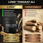 Earth Elixir LJ100 Tongkat Ali & Fadogia Agrestis for Men – Natural Testosterone Supplement - Made in USA & 3rd Party Tested for Strength, Energy & Vitality - Clinically Studied Tongkat Ali LJ100