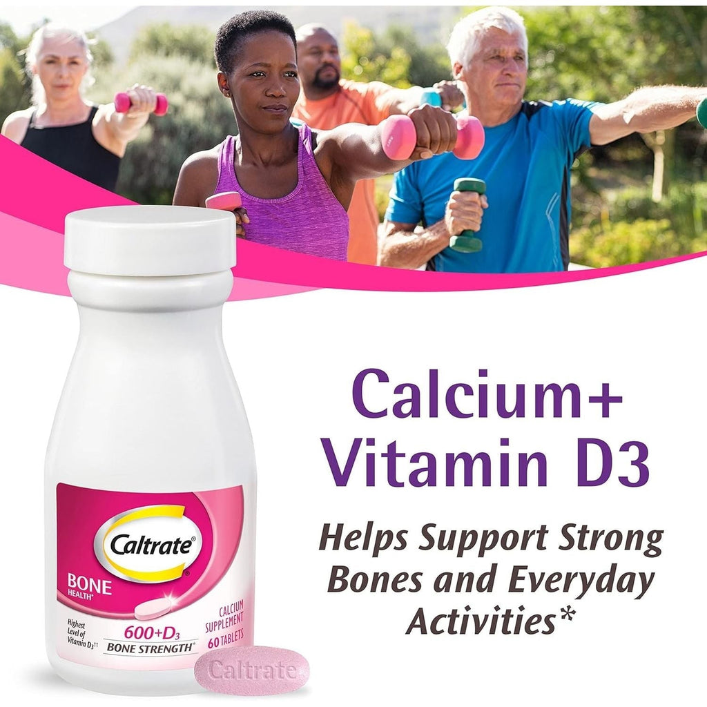 Buy now Caltrate 600 Plus D3 Calcium and Vitamin D Supplement Tablets, Bone Health Supplements for Adults - 200 Count at indiglob india