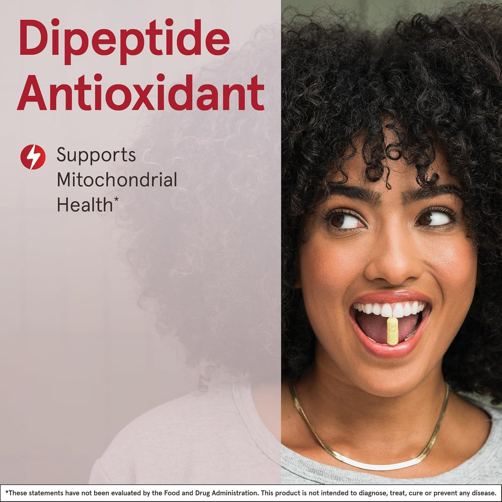 Buy now Jarrow FormulasÂ® L-Carnosine Dipeptide Antioxidant 1000 mg, Dietary Supplement, Antioxidant Support for Mitochondrial Health, 90 Veggie Capsules, Up to 45 Day Supply at indiglob india