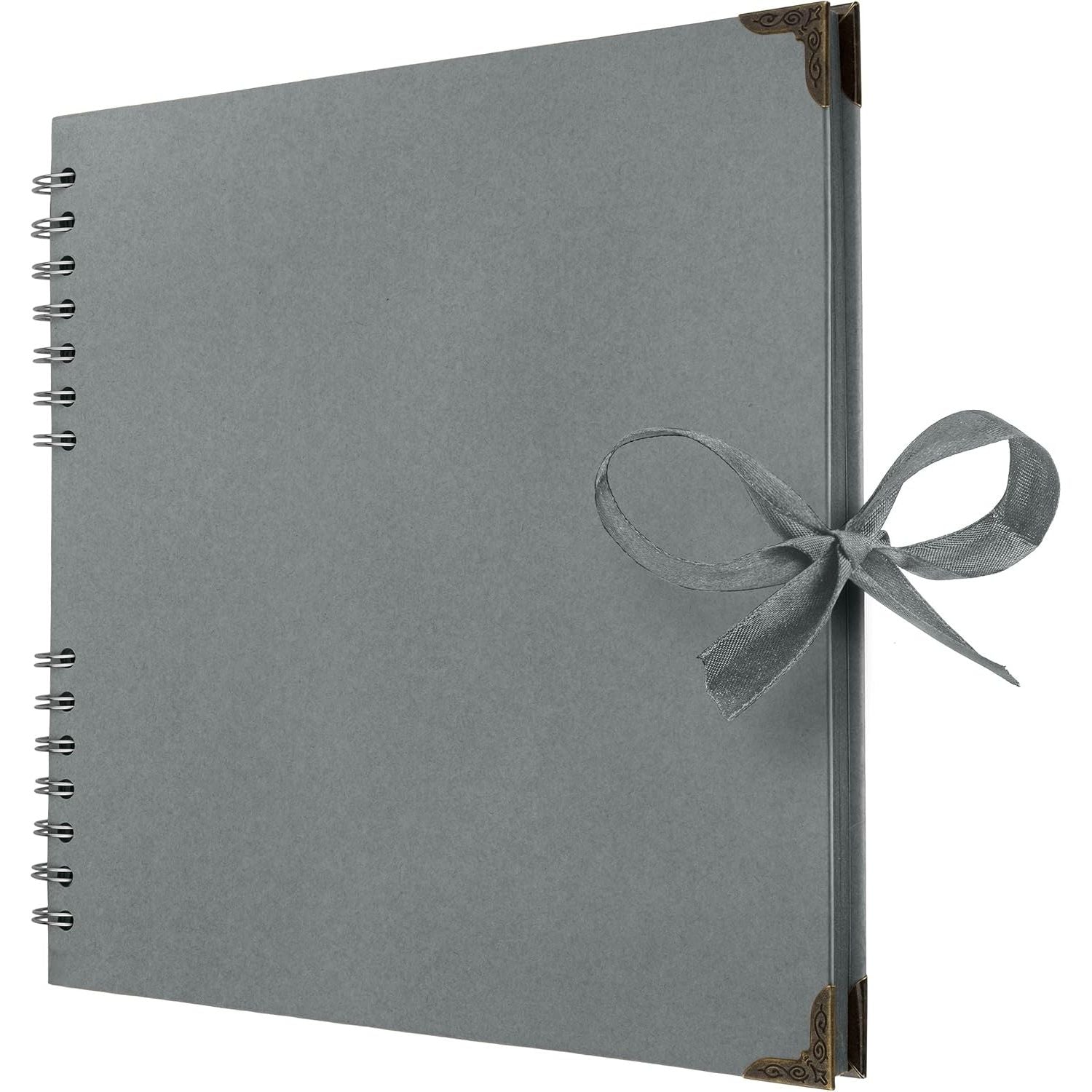 Buy now Bstorify Scrapbook Album 60 Pages (8 x 8 Inch) Brown Thick 200gsm Kraft Paper, Photo Album Scrapbook, Memory Book - Ideal for Your Scrapbooking Albums Art & Craft Projects 8 x 8 Inch Grey at indiglob india