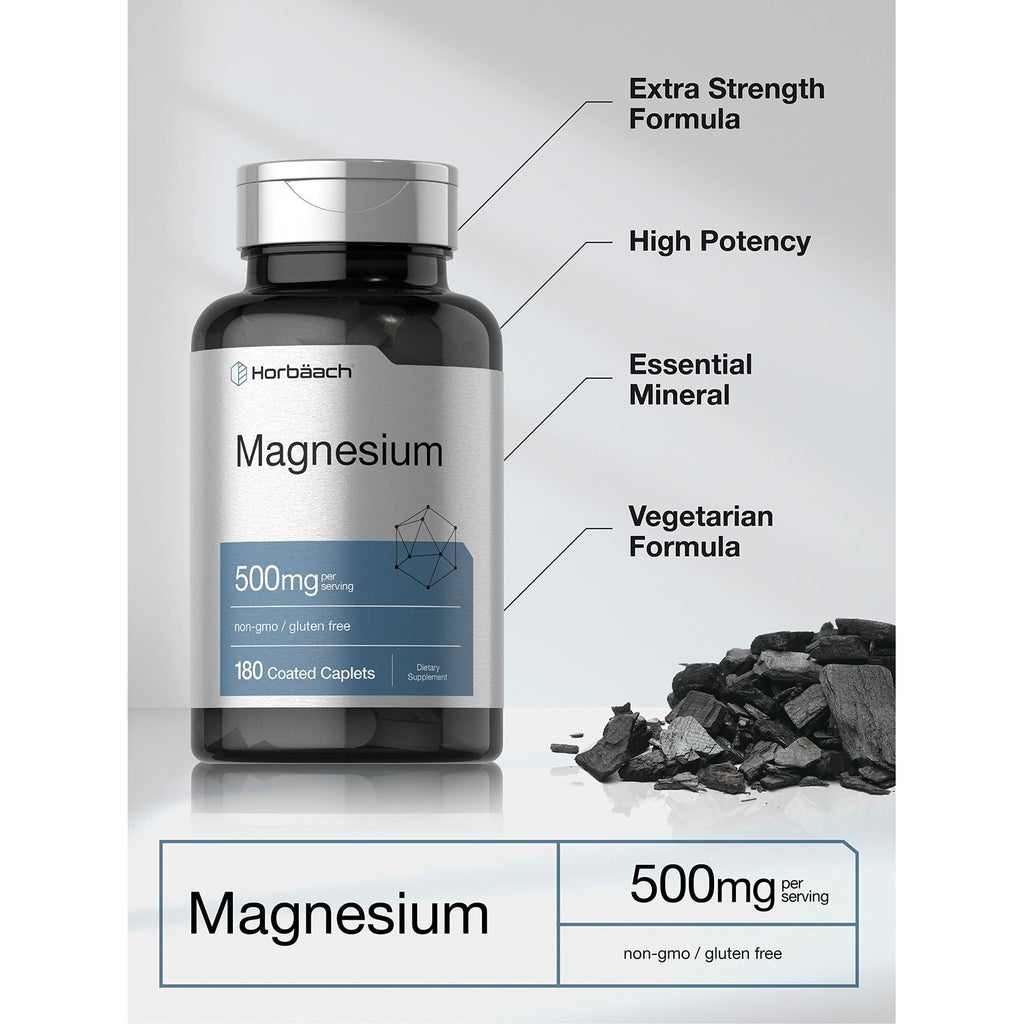 Horbäach Magnesium 500mg | 180 Caplets