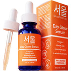 SeoulCeuticals Korean Skin Care 20% Vitamin C Serum for Face + CE Ferulic | 1oz C E Ferulic Vit C Facial Oil with Hyaluronic Acid, Vitamina E, Vegan, Cruelty Free, Anti Aging K Beauty Glow C+E Skincare