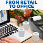 Calculator Tape Rolls, Adding Machine Tape 2 1/4 In x 85 ft, 3 Pack