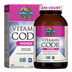 Garden of Life Multivitamin for Women, Vitamin Code Women's Multi - Whole Food Womens Multi Vitamins, Iron, Folate not Folic Acid, Vitamin A and Probiotics for Womens Energy, 120 Vegetarian Capsules