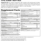 ONNIT Total Human Daily Multivitamin Packs for Men & Women, 30-Day Supply | Comprehensive day & night capsule packs; vitamins, minerals & herbs for daily wellness; 60 packs, 30-day supply, men & women