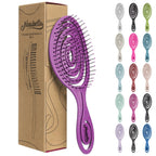 Buy now Ninabella Detangle Hair Brush for Women & Men - Does not Pull - Straightening Brushes for Straight & Curly Hair - Unique Spiral Detangling Hairbrush - Green at indiglob india
