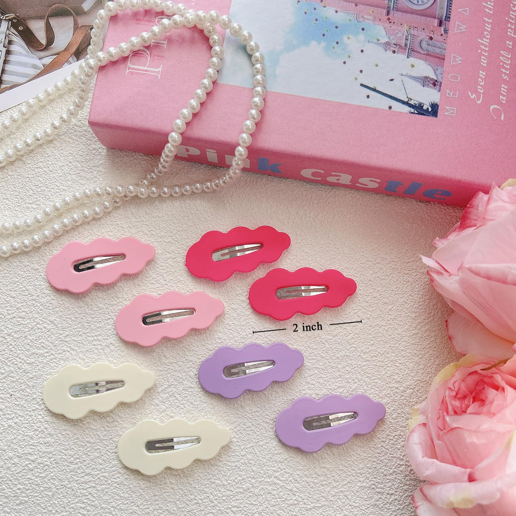 EleMirsa 40pcs Candy Colored Snap Hair Clips for Little Girl Non Slip Barrettes Hair Accessories for Baby Girl Teens Toddler Kids