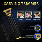 Hair Clippers for Men with LED Display, 4-Piece Cordless Grooming Kit with Hair Clipper, Beard Trimmer, Foil Shaver & Nose Trimmer, Complete Set for Home Barber