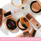 MCoBeauty Miracle Flawless Pressed Powder - 1 Light | Compact, Soft Focus Blurring, Finishing & Setting Makeup, Hydrating, Vegan & Cruelty Free