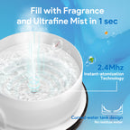 Buy now ASAKUKI Essential Oil Diffuser 500ml, Ultrasonic Aromatherapy Humidifier with Remote Control, 7 LED Colors, Timer & Auto-Off, Large Room Diffuser (Dark Brown) at indiglob india