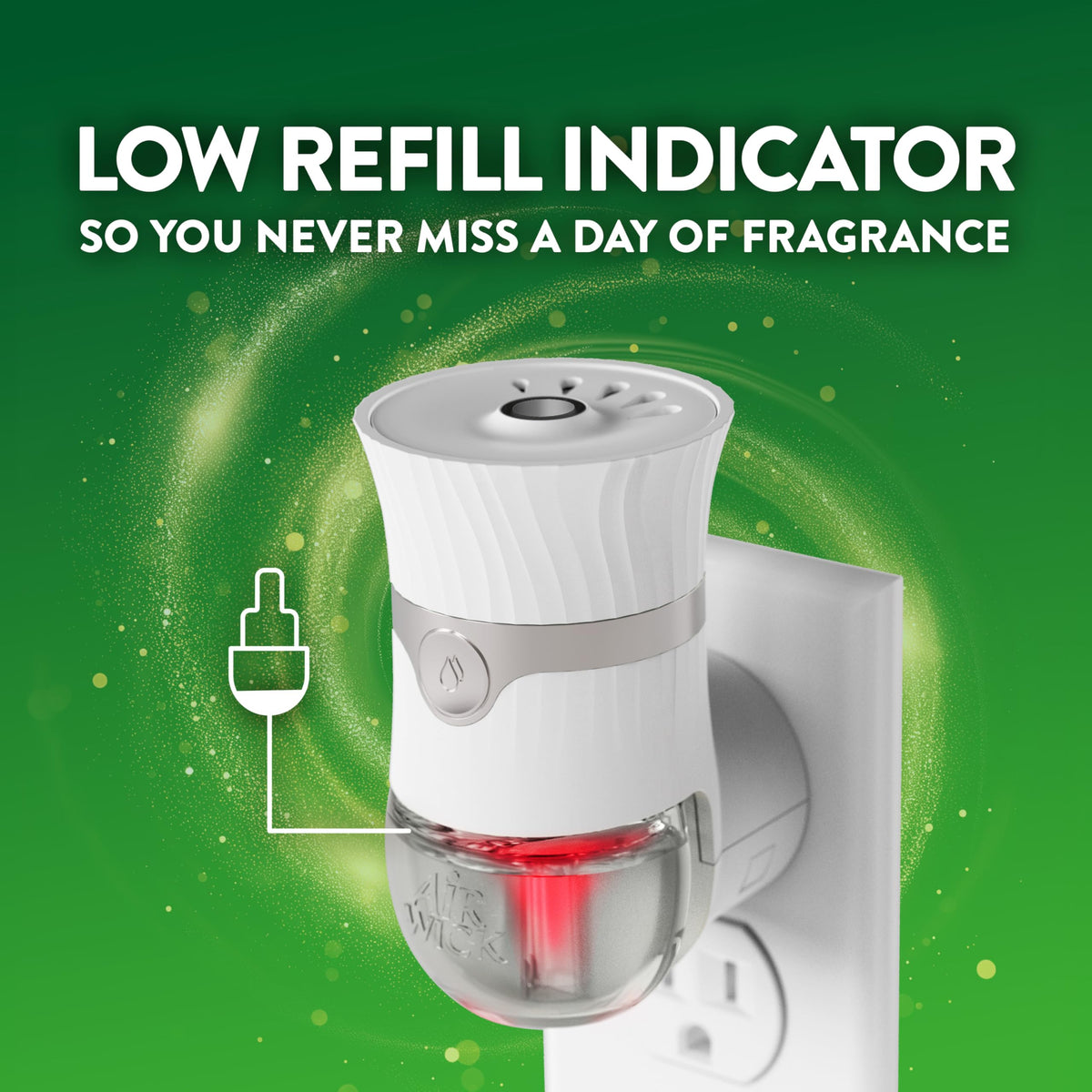 Air Wick Plug In Air Freshener Refills, Lush Honeysuckle & Sweet Peach, 4ct
