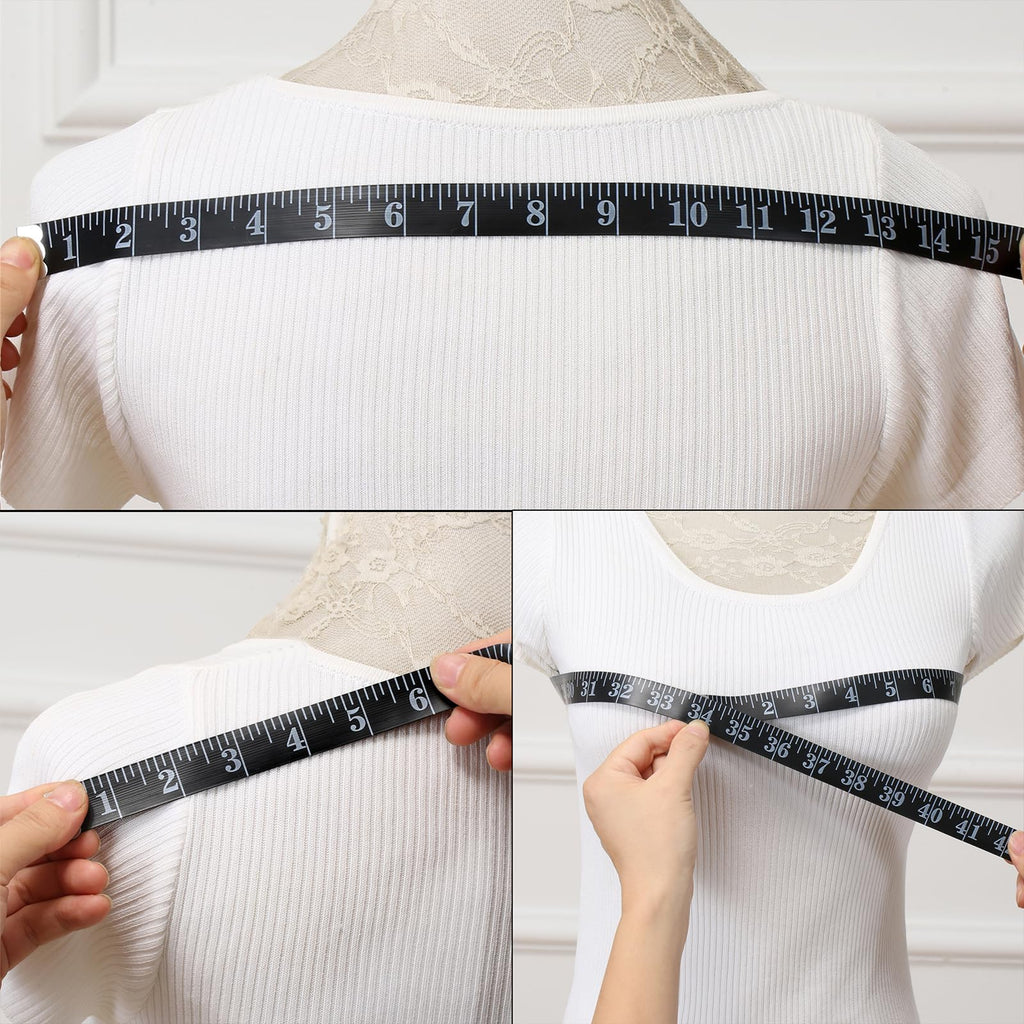 4 Pack Soft Tape Measure Body Measuring Tape, 120inch and 60inch Soft Fabric Measuring Tape Double-Sided Flexible Ruler for Weight Loss Fabric Sewing Tailor Cloth