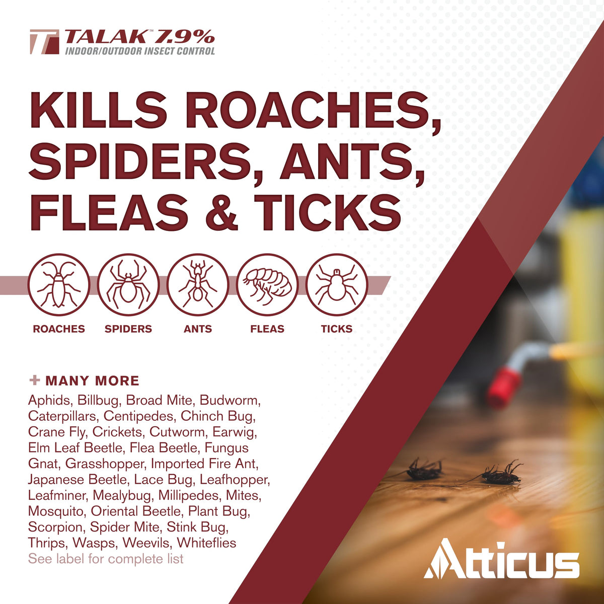 Atticus Talak 7.9% Indoor/Outdoor Bifenthrin Insecticide Concentrate (1Gal)