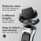 Buy now Braun EasyClick Cleansing Brush Attachment for Series 5, 6 and 7 Electric Razors, Compatible with Electric Shavers 5018s, 5020s, 6075cc, 7071cc, 7075cc, 7085cc, 7020s, 5050cs, 6020s, 6072cc, 7027cs at indiglob india