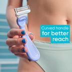 Gillette Venus for Pubic Hair and Skin, Bikini Razors for Women, Women's Razor Handle + 4 Blade Refills