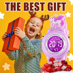 Buy now 3D Cartoon Waterproof Kids Watches with Alarm - Best Toys Gifts for Girls Age 3-10 at indiglob india