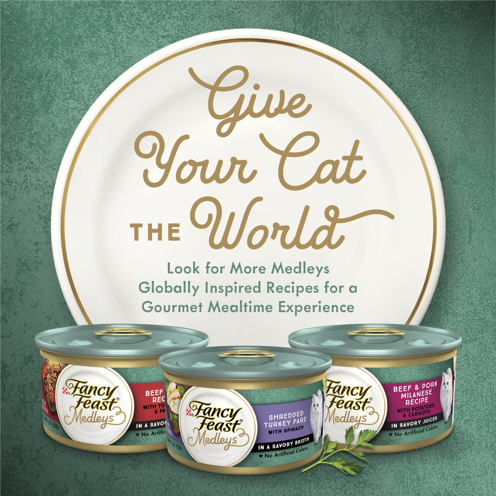 Purina Fancy Feast Medleys Wild Salmon Primavera (24 Pack) 3 oz