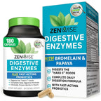 Buy now Zenwise Health Digestive Enzymes for Gut Health & Bloating Relief - Multi Enzymes Digestion Supplement with Probiotics, Bromelain & Papaya for Digestive Health Support - Men & Women - 180 Count 180 Count (Pack of 1) at indiglob india