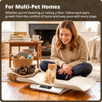 Greater Goods Wiggle-Proof Digital Pet Scale for Cats, Dogs & Small Animals