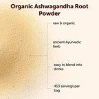 Micro Ingredients Organic Ashwagandha Root Powder, 2 lb | 453 Servings | Pure Withania Somnifera Root | Ancient Ayurvedic Herb