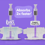 Luvs Size 8 Baby Diapers, Platinum Protection Bluey Diapers for Day & Night,Size 8 (46+ lb), 52 Count