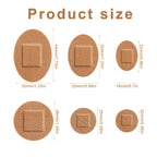 120pcs Round & Oval Bandages for Face, Circle Bandages, Elastic Fabric
