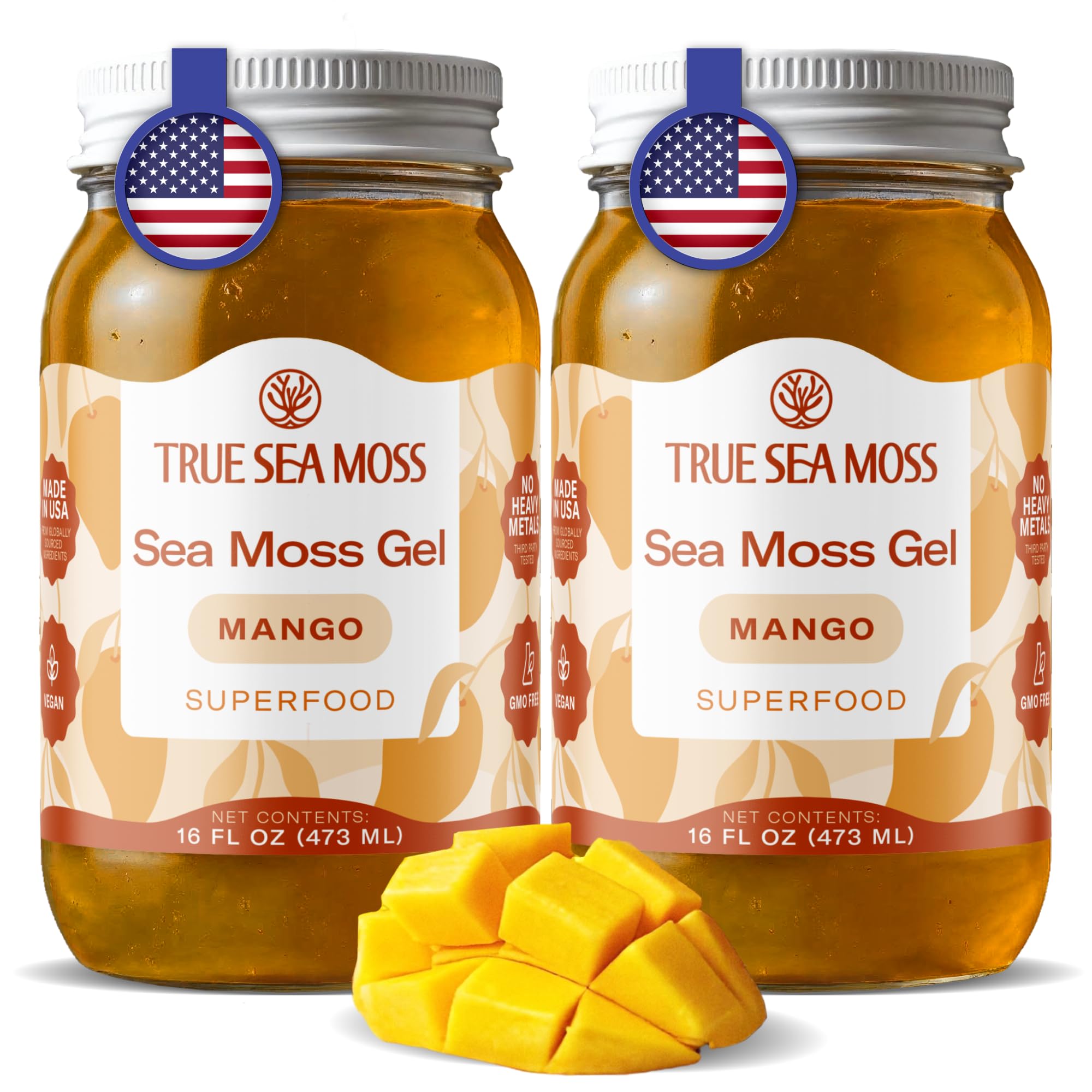 Buy now TrueSeaMoss Sea Moss Gel – Made in USA – Wildcrafted Seamoss, Fruits & Jarred Vegetables – Pineapple, Pack of 1 (Labels may Vary) Mango 16 Fl Oz (Pack of 2) at indiglob india