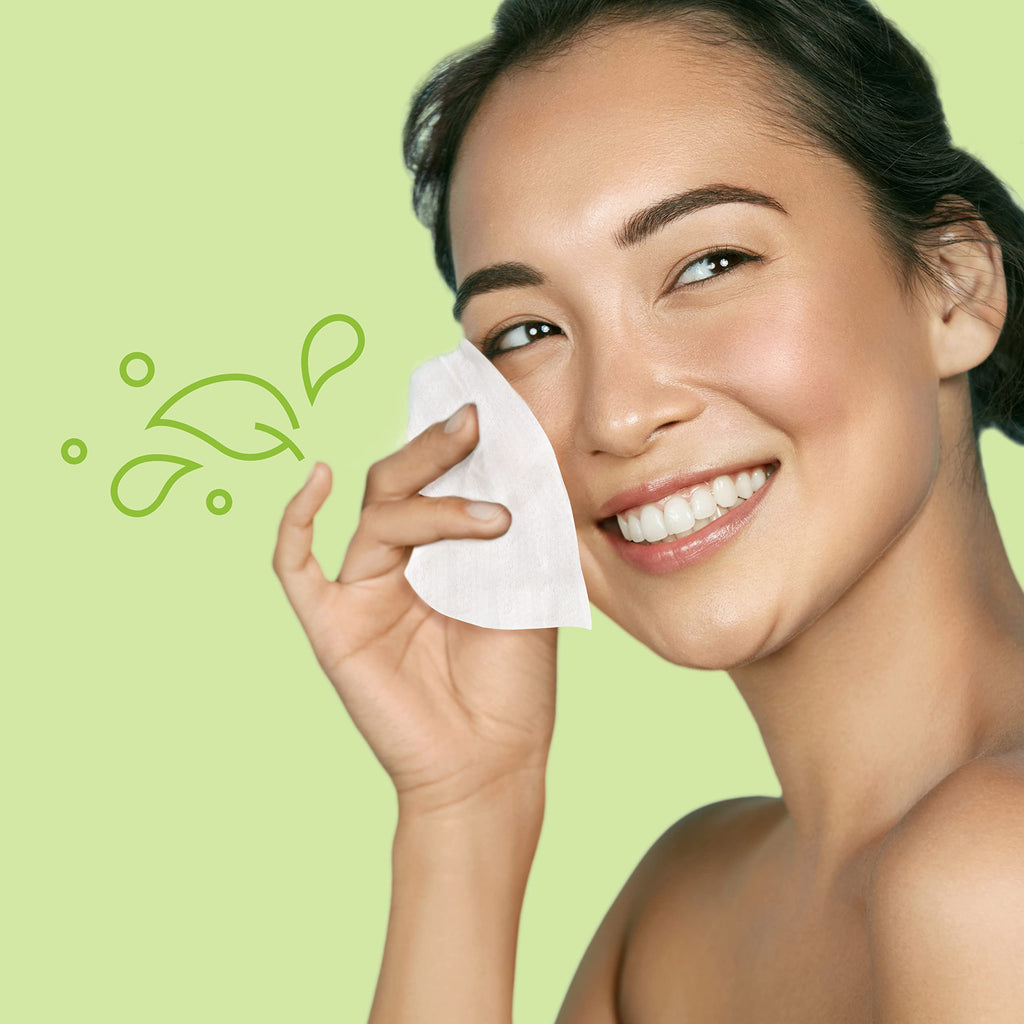 Simple Kind to Skin Facial Wipes Gentle and Effective Makeup Remover Cleansing Free from color and dye, artificial perfume and harsh chemicals 25 Wipes