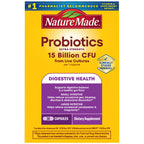 Nature Made Probiotics for Digestive Health, 30 Probiotic Capsules | Extra Strength, 15 Billion CFU from Live Cultures, Probiotics for Women and Men, No Refrigeration Required, 30 Day Supply