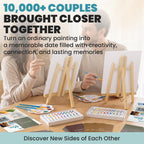 Painting Game Kit for Couples - Sip and Paint Date Night Set for Adults