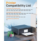 63XL Ink Cartridges Black and Color Replacement for HP Ink 63 XL Combo Pack