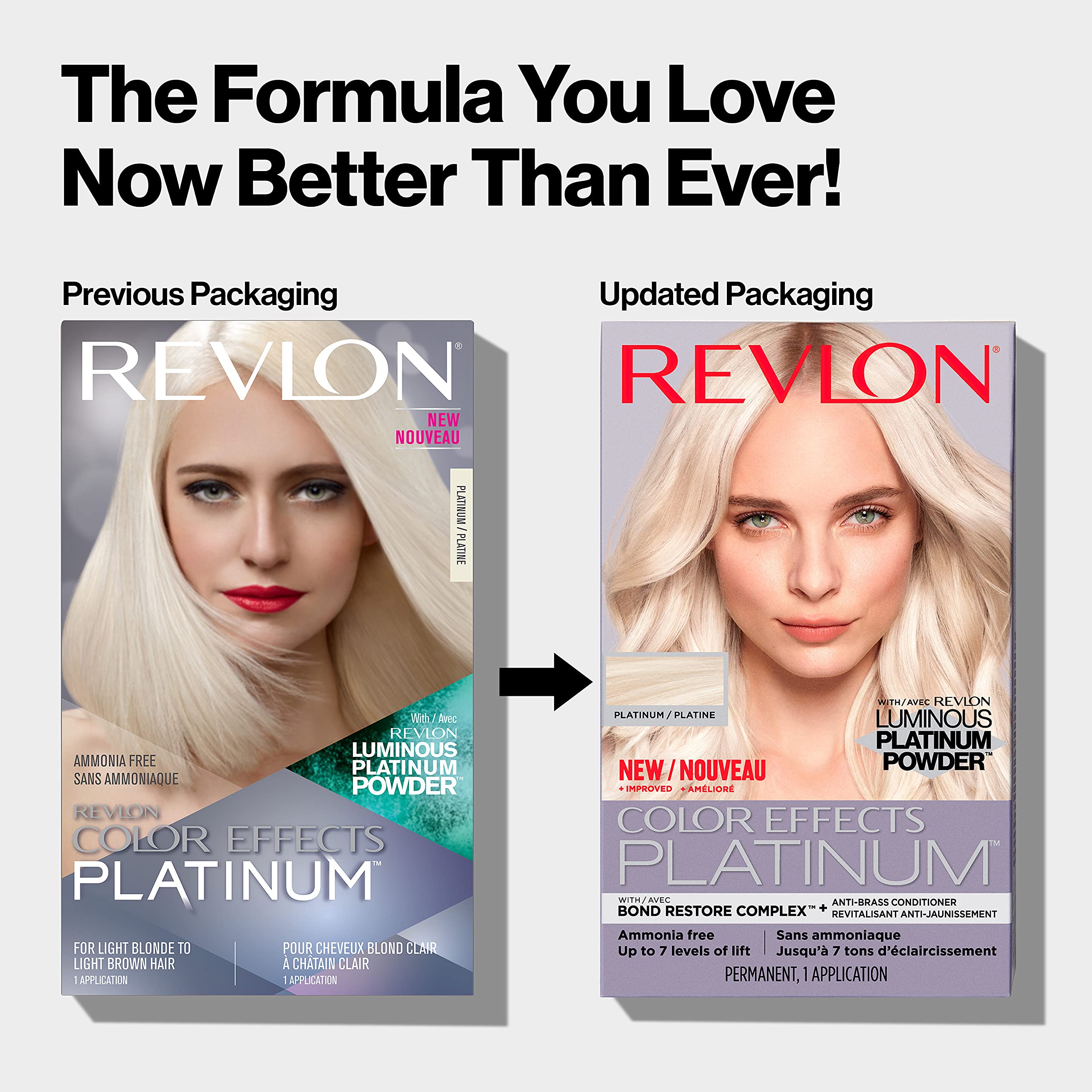 Buy now Revlon Color Effects Permanent Highlighting Kit, Ammonia & Paraben Free Hair Dye, 60 Platinum, 8 Oz (Pack of 1) at indiglob india