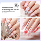MIZHSE 3D Sculpting Gel for Nail Art, perfect for creative designs. Order online and unleash your nail art potential!