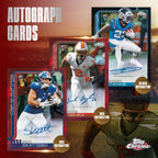 2025 Topps Chrome NFL Football - Factory Sealed - Mega Box