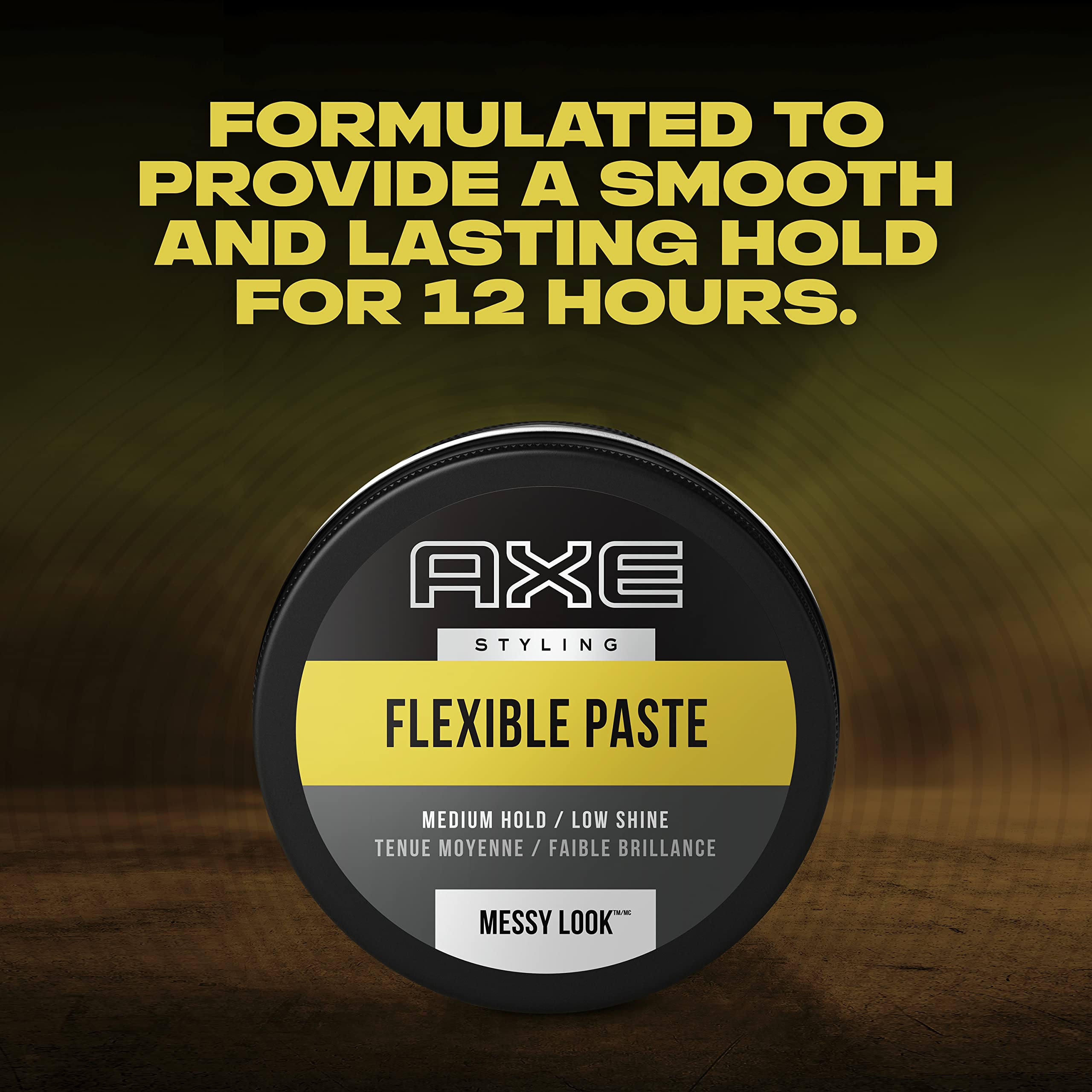 AXE Styling Flexible Hair Paste Urban Messy Look 2 Count 2.64 oz | For An Instant Texture Boost Hair Styling Made Easy