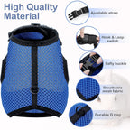 Buy now PETTOM Bunny Rabbit Harness with Stretchy Leash Cute Adjustable Buckle Breathable Mesh Vest for Kitten Small Pets Walking (Blue,S) at indiglob india