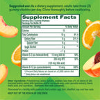 Vitafusion GLP1 Gummy Supplement | 90 Sugar Free Gummies | Vitamin & Mineral Blend with Fiber, D3, B12, and Folate | for Women & Men | Tropical Peach Flavor | Gluten Free Formula