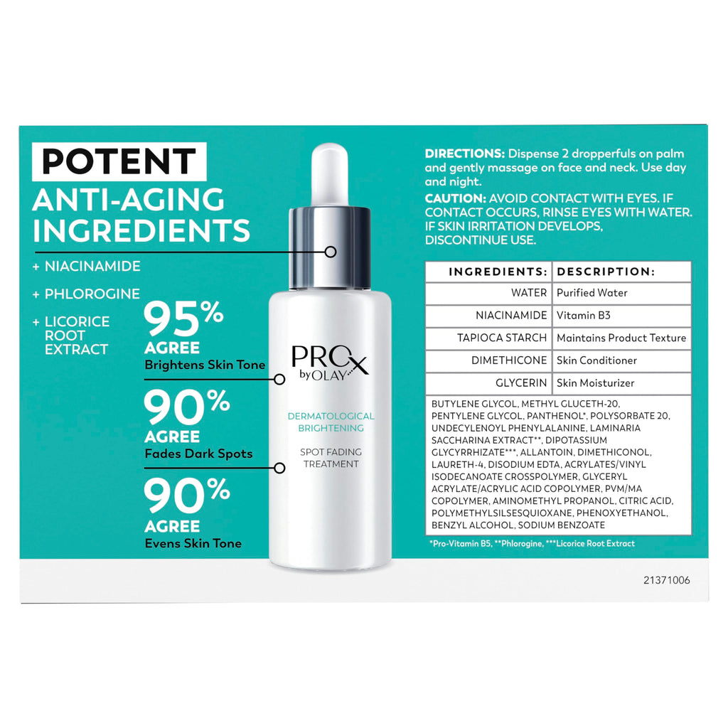 Olay Pro-X Dermatological Even Skin Tone Spot Fading Treatment Serum, 1.3 oz