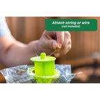 RESCUE! Outdoor Disposable Fly Trap – Hanging Fly Catcher with Attractant Bait, Fly Bag for Patio, Yard, Trash & Farm Areas – Easy-to-Use Outdoor Fly Control - 8 Traps
