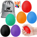 HiKeep Stress Balls for Adults (6 Pack), Stress Ball, Grip Strength Trainer