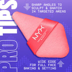 Buy now NYX PROFESSIONAL MAKEUP Wonder Setting Powder Puff Applicator, Soft, Reusable Triangle Powder Puff For Applying Loose Or Pressed Powders, Baking, and Brightening, 1 Count at indiglob india