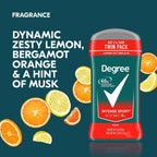 Degree Original Protection Deodorant Intense Sport 3 oz 2 Count