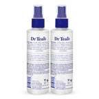 Dr Teal's Topical Magnesium Spray with Natural Dead Sea Salt, Fragrance Free, 8 fl oz (Pack of 2)