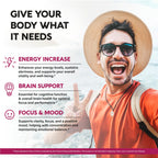 USDA Organic Vitamin B12 Sublingual Drops - Methylcobalamin 5000 mcg - 2 Oz | Vitamin B12 for Women & Men - Energy Boost, Focus & Brain Support - Bioavailable - Berry Flavor, Sugar-Free - 60-Day Supply