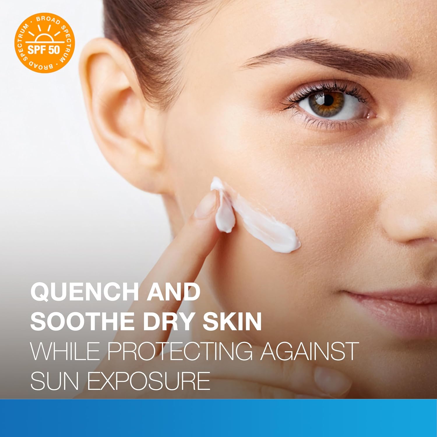 Buy now Neutrogena Hydro Boost Hyaluronic Acid Face Moisturizer with Broad Spectrum SPF 50 Sunscreen, Non-Greasy, Fragrance Free Daytime Facial Moisturizer to Hydrate & Soothe Dry Skin, 1.7 fl. oz at indiglob india
