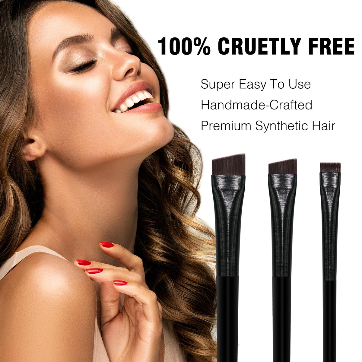 Eyeliner Brush Brow Tint Brushes Eyebrow Brushes Set Fine Angled Point