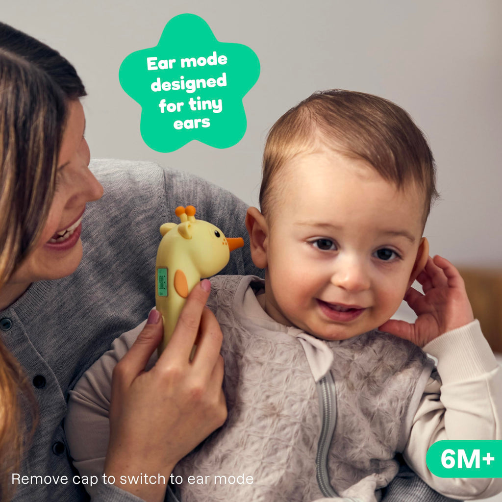 Playhouse MD Giraffe Baby & Kids No-Touch Forehead & Ear Thermometer